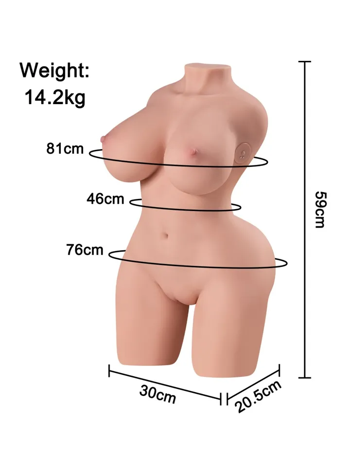 Xise Dennehy Sex Doll With APP 14 kg - Sexpuppe 6 [full]