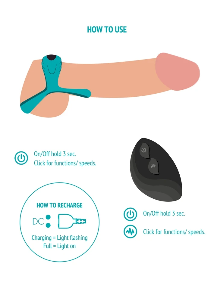 XOCOON Bond Vibrating Couples Ring + Remote - Paarvibrator 3 [full]