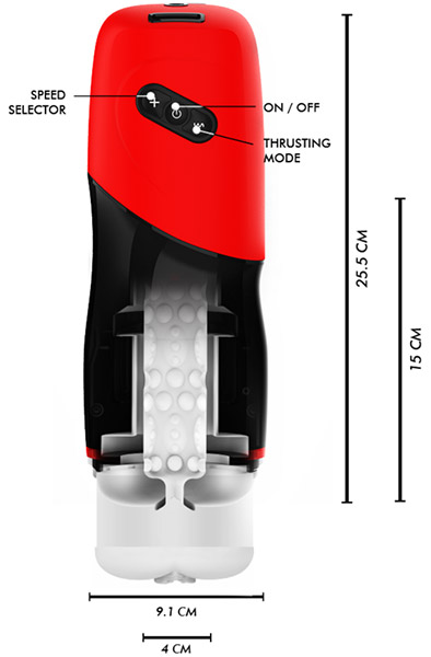 XPEED Automatischer Saug-Vagina-Masturbator - Automatischer Masturbator 3