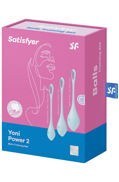 Yoni Power 2 Balls Training Set Light Blue - Bowling Bälle 3