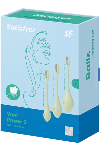 Yoni Power 2 Balls Training Set Light Green - Bowling Bälle 3