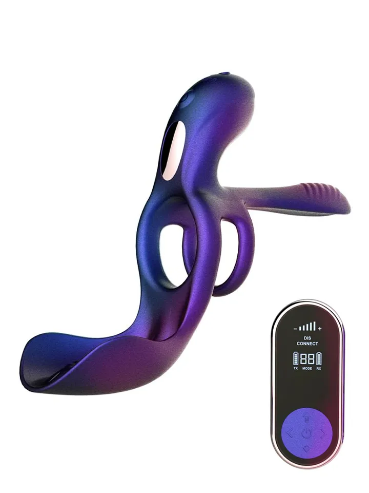 Zenith Cock Ring With Glans & Perineum Stimulator - Vibrierender Penisring 1 [full]