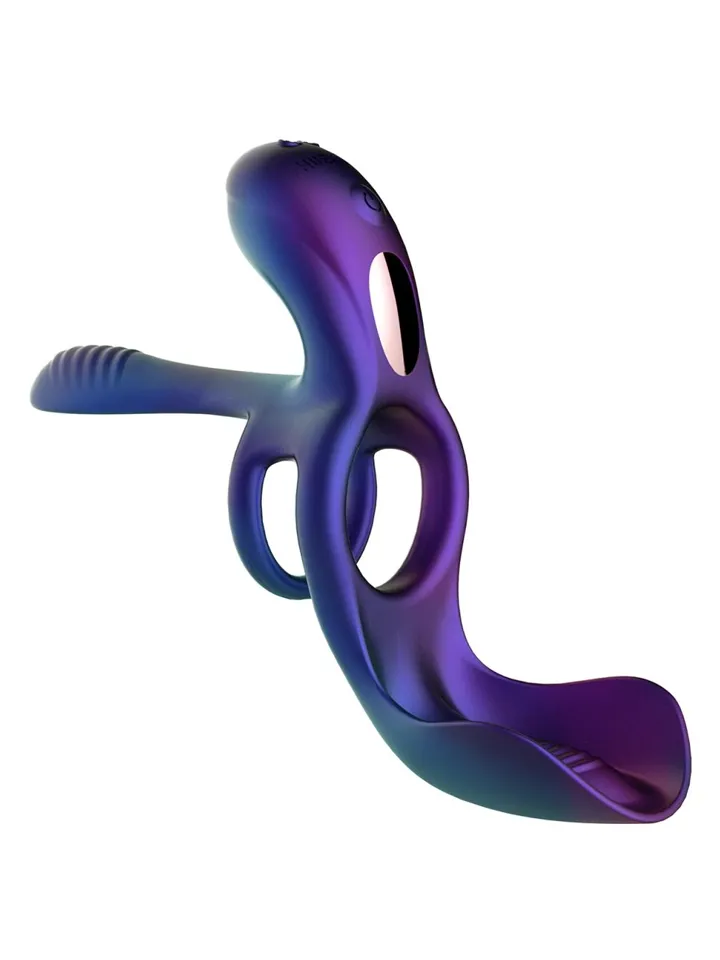 Zenith Cock Ring With Glans & Perineum Stimulator - Vibrierender Penisring 4 [full]
