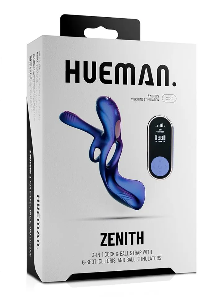 Zenith Cock Ring With Glans & Perineum Stimulator - Vibrierender Penisring 5 [full]