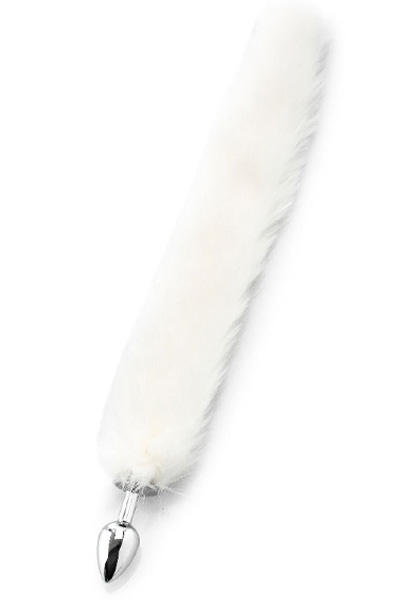 Zenn Deluxe Fluffy Fox Plug Weiß - Analplug in Tierform 1