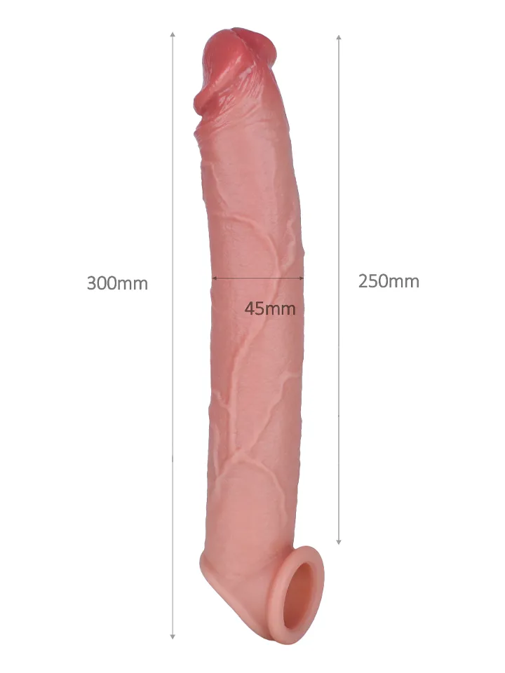 Zenn Realistic Penis Sleeve 30 cm - Penisverlängerung/Penishülle 3 [full]