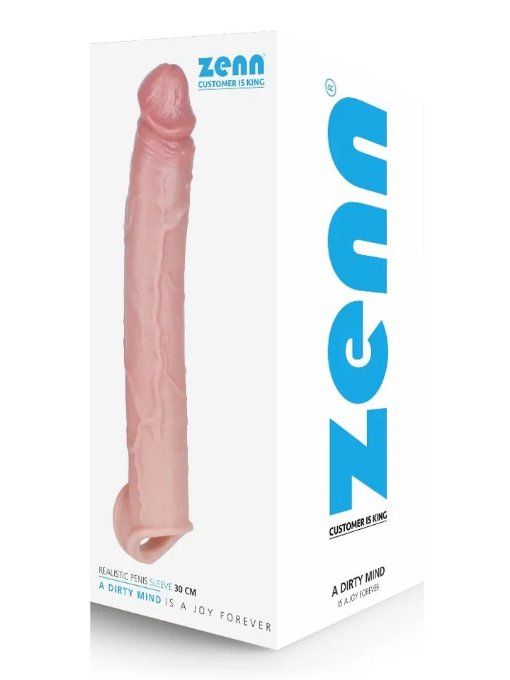 Zenn Realistic Penis Sleeve 30 cm - Penisverlängerung/Penishülle 4 [full]